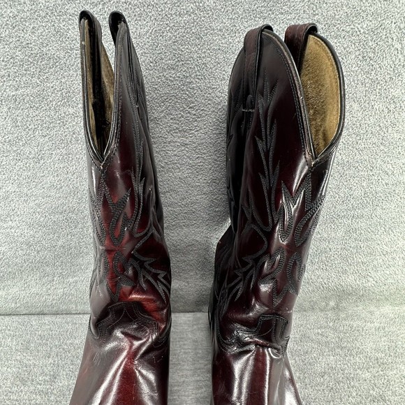 ABILENE - Cowboy Western Boots Leather Made In USA Men\'s Size 9 D     B8 main image 8